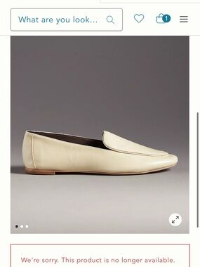 Reformation Cream Leather Slip-On Loafers — Soft Ivory Finish